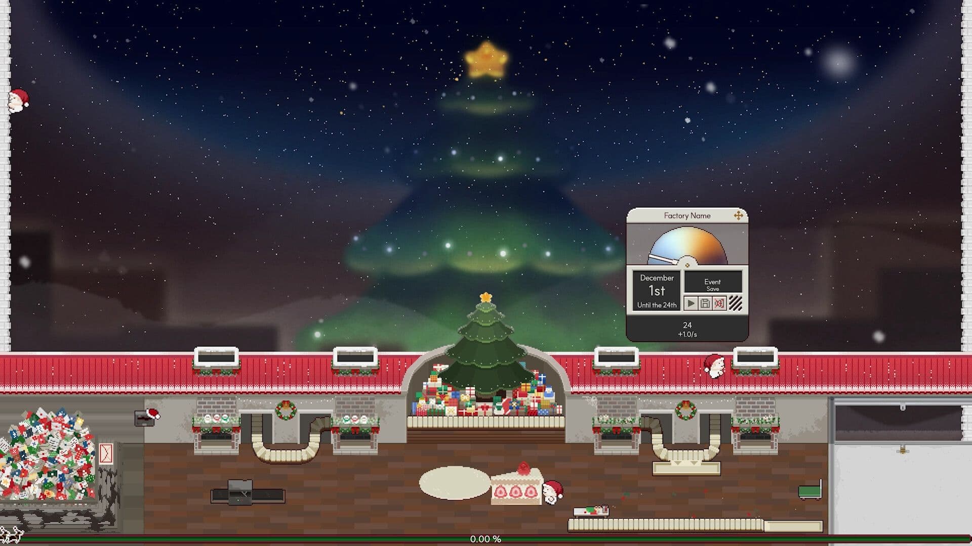 key art của Get to Work, Gnomes! Christmas Factory