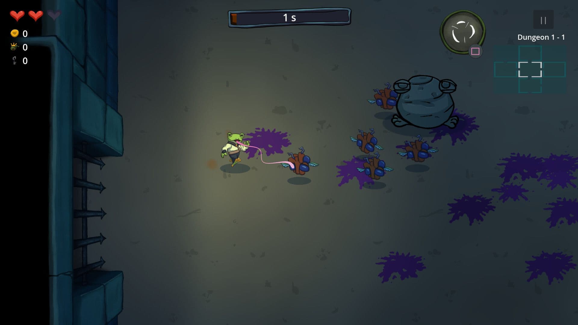 Leaping Dungeon: A Frog Roguelike