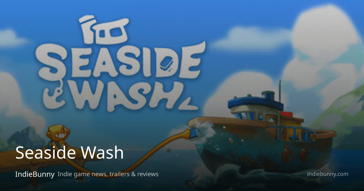 Seaside Wash - News, Trailers, Release Date & Requirements | IndieBunny