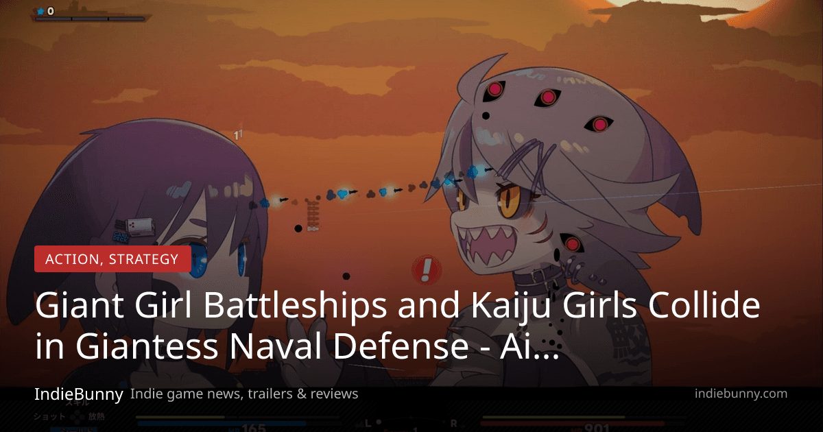 Giantess Naval Defense: Gameplay Preview | IndieBunny