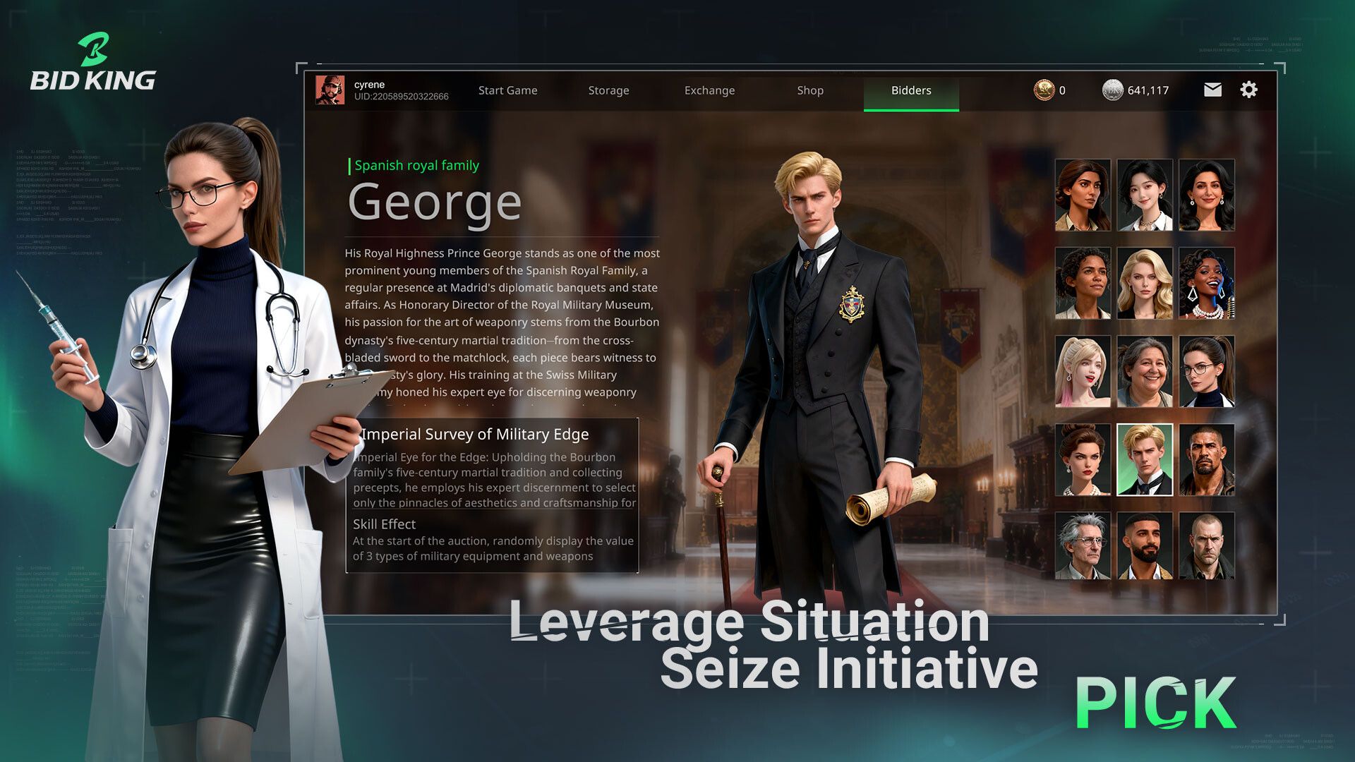 BidKing Demo is available on Steam now