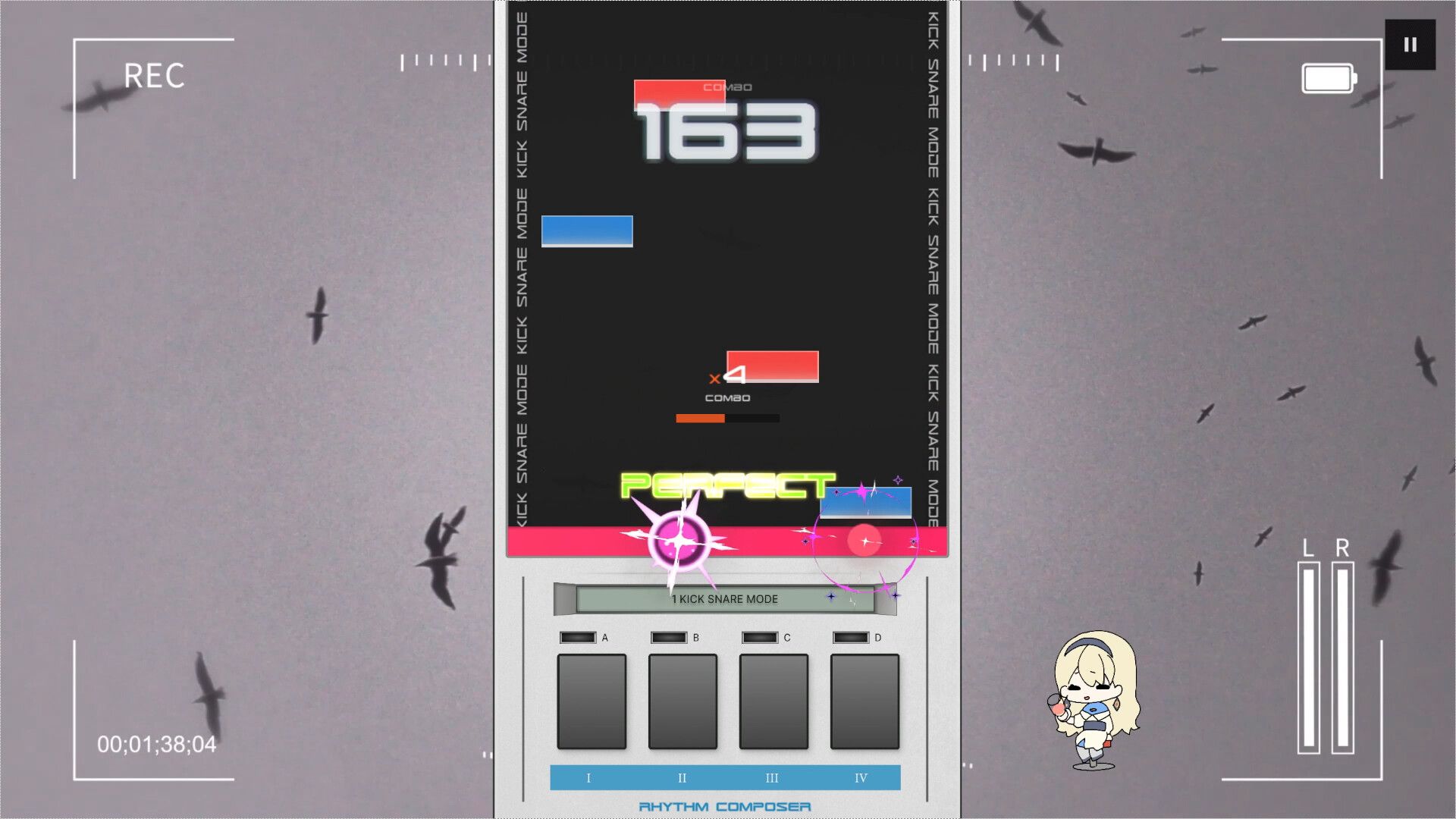 DEFLATE: One Spacebar, Two Modes, Thousands of Indie Tracks - Flip Between Melody and Drum in a 4-Key Rhythm Lab