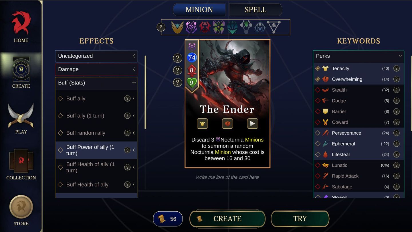 Ariokan™ - create your cards, break the Meta trailer