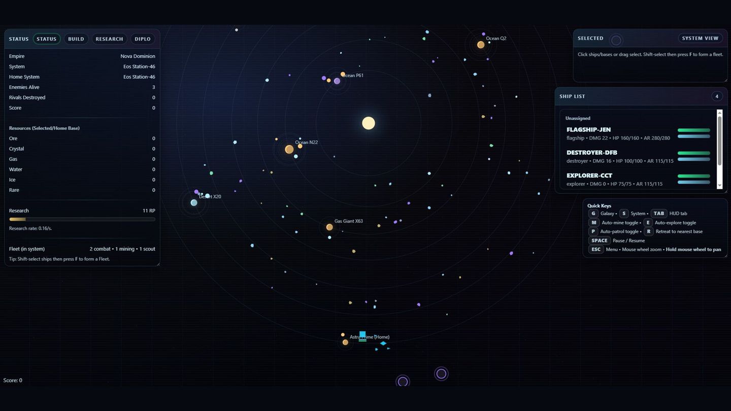 Galactic Conflict screenshot 2
