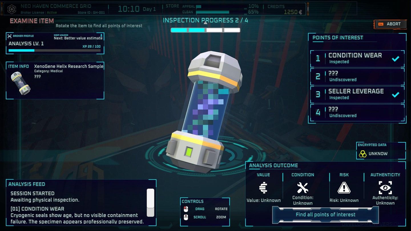 Ghost Receipt - A Cyberpunk Pawnshop Simulator screenshot 3