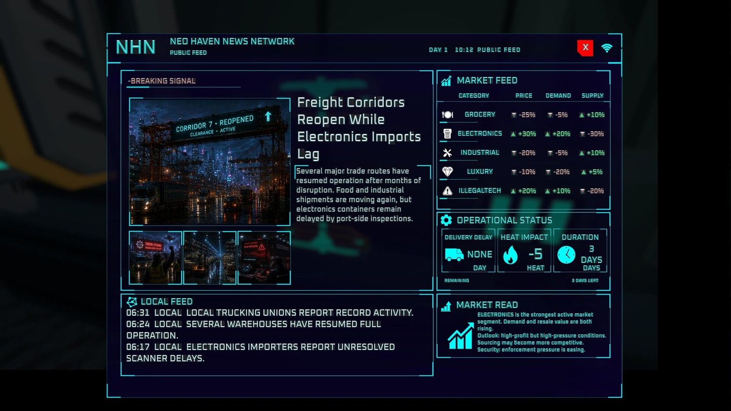 Ghost Receipt - A Cyberpunk Pawnshop Simulator screenshot 4