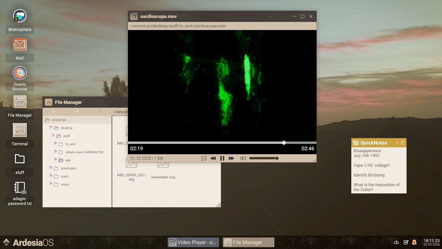 Imprinted screenshot 2