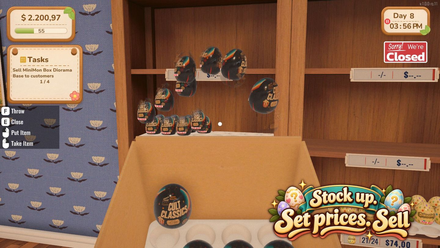 Mystery Egg Shop Simulator screenshot 2