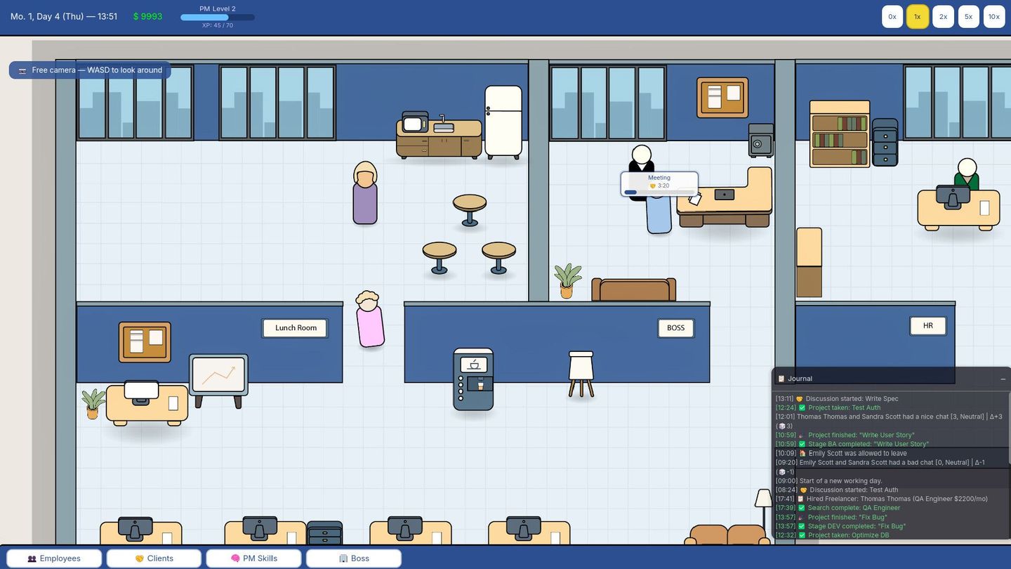 Project manager SIM screenshot 3