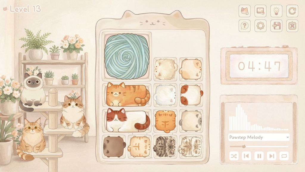 Cat Block - Sliding Puzzle