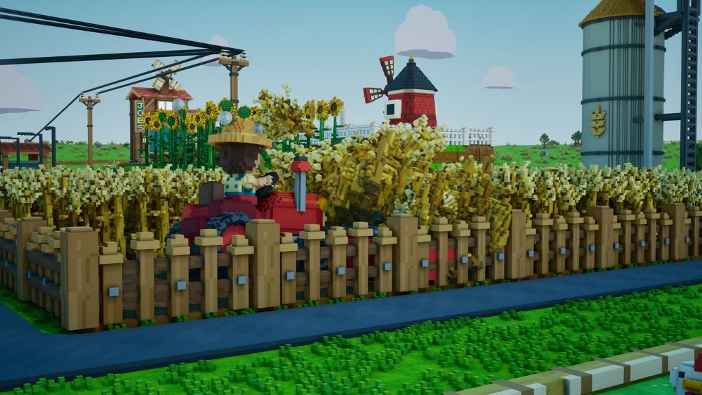 Construa uma Aldeia, Toque um Restaurante e Deixe Robôs Capinarem os Campos em Farmion