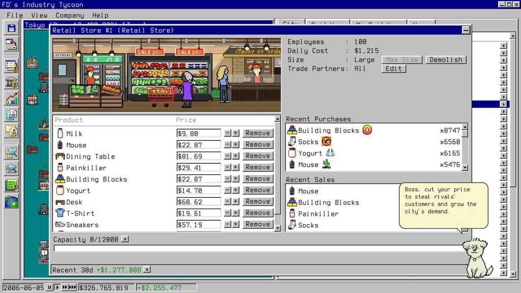 Build a Raggedy Empire from a CRT: FD's Industry Tycoon Lets You Run the World from a 1990s Desktop