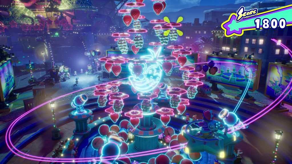 Fruit Vacuum, Jelly Fling, Perfect Score Hunt: Nighttime Chaos in Fruitimo! Juicy Night Ride