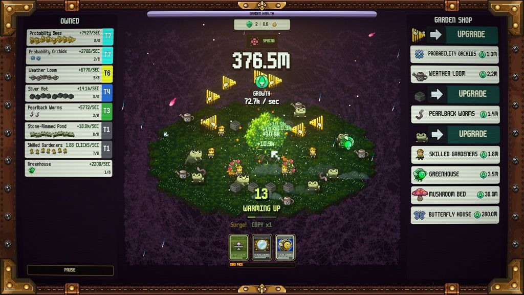 Garden Eternal: Tap a Heart, Raise Bees, Draft Cards - and Watch What Blooms at Night