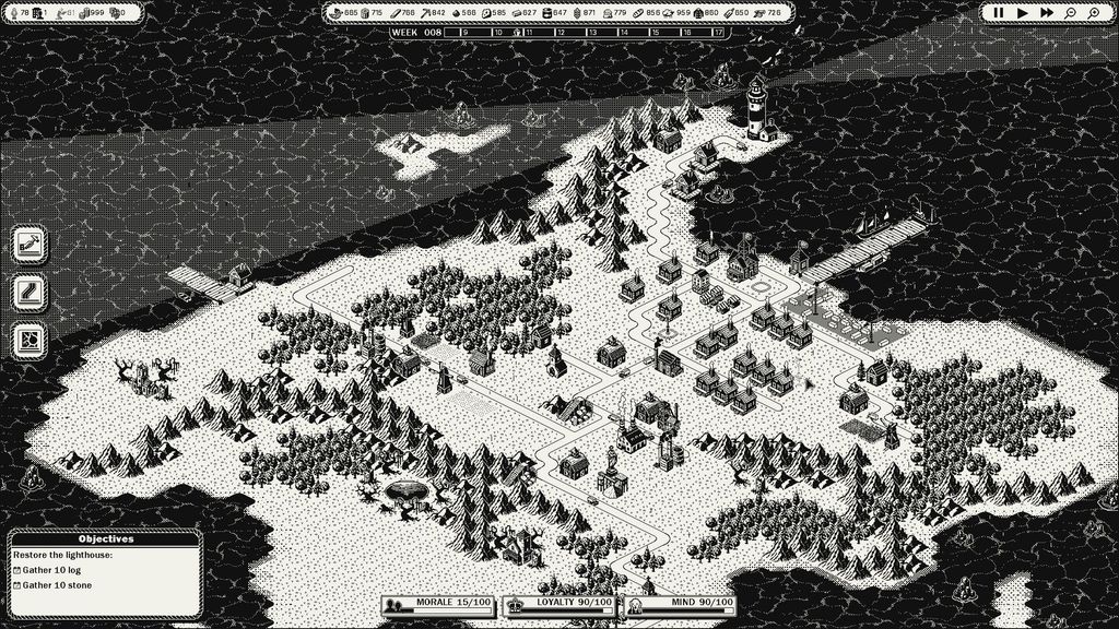 GlagStone: Can You Rebuild a Fogbound Island While Its Secrets Close In?