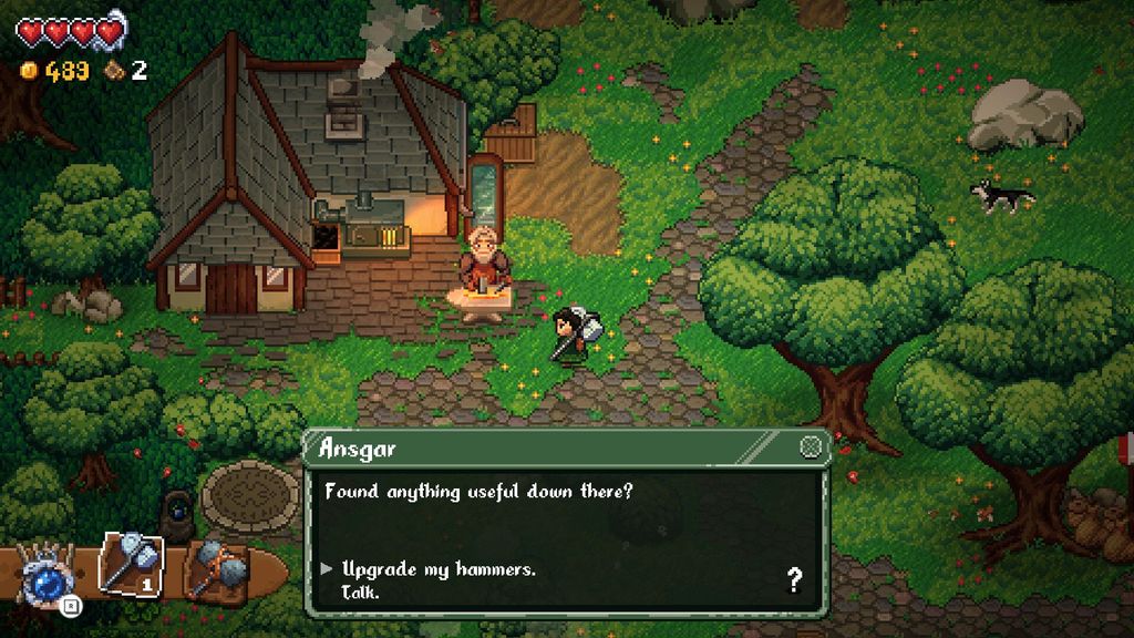 Digging for Glory and Dogs: Glintseeker Island's Hammer-First Descent into Mystery