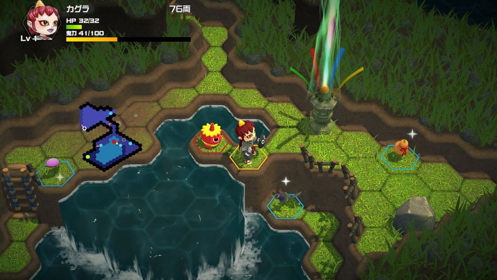 Kaguraden: Ein Roguelike auf 3D-Hex-Gittern