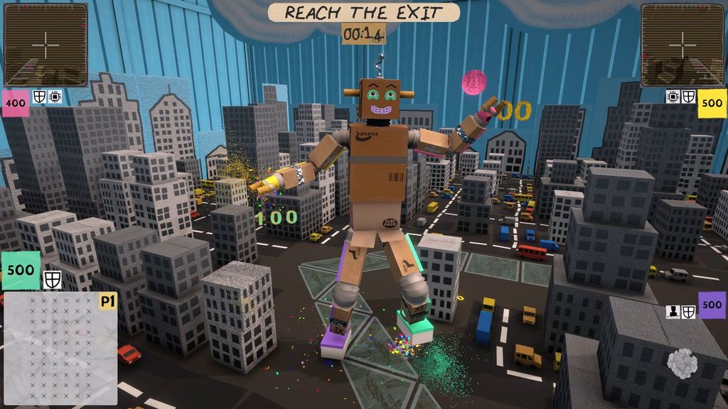 Limbot Demo Lets You Control Each Limb of a Giant Cardboard Robot and Wreck the City With Friends
