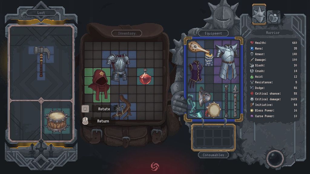 Want to Lose Your Best Hero to a Bad Ring? Lootbound Lets You Build or Break a Party Every Run