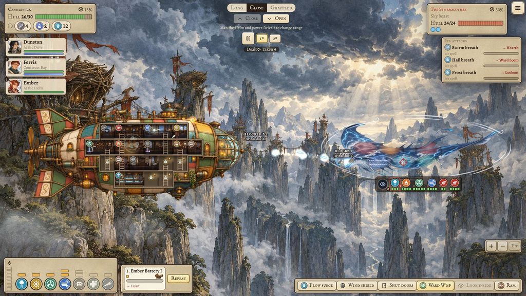 Can You Patch a Leaking Airship, Board Sky Leviathans and Still Pay Off 120 Silver? Meet Magehold Fairwinds