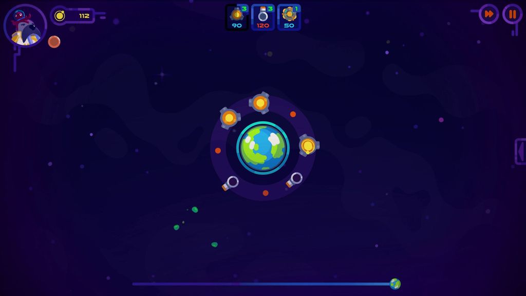 Spin Planets Like a DJ to Stop a Gooey Invasion - OrbiTower Puts Orbit Control in Your Hands