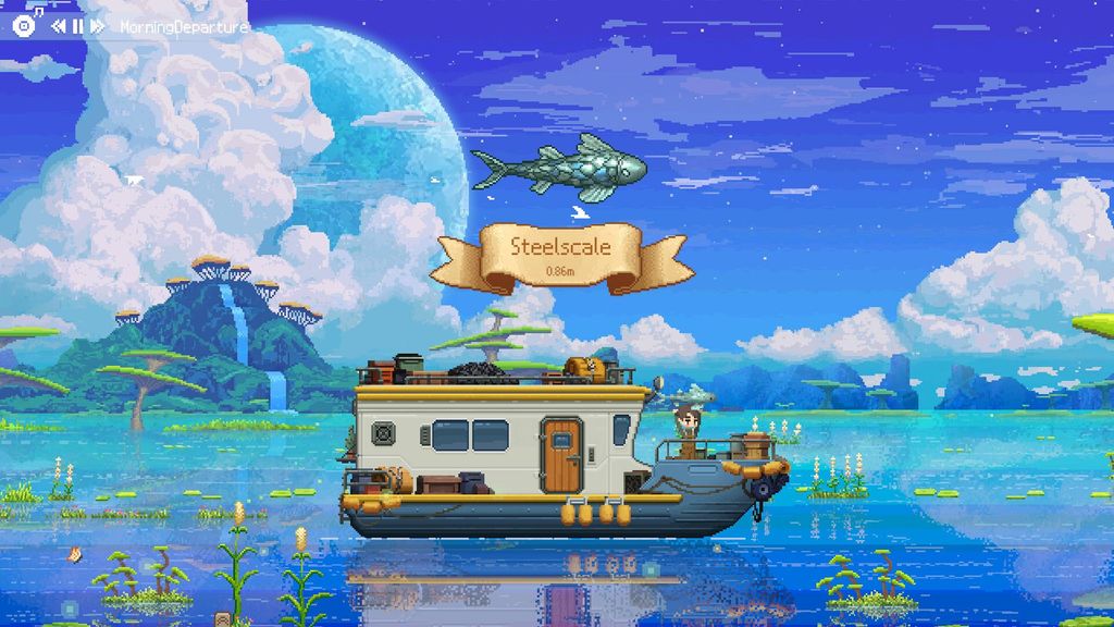 Pesca alienígena, romance devagar e decorar sua nave - Orion Blue pode ser o refúgio acolhedor que você nem sabia que precisava