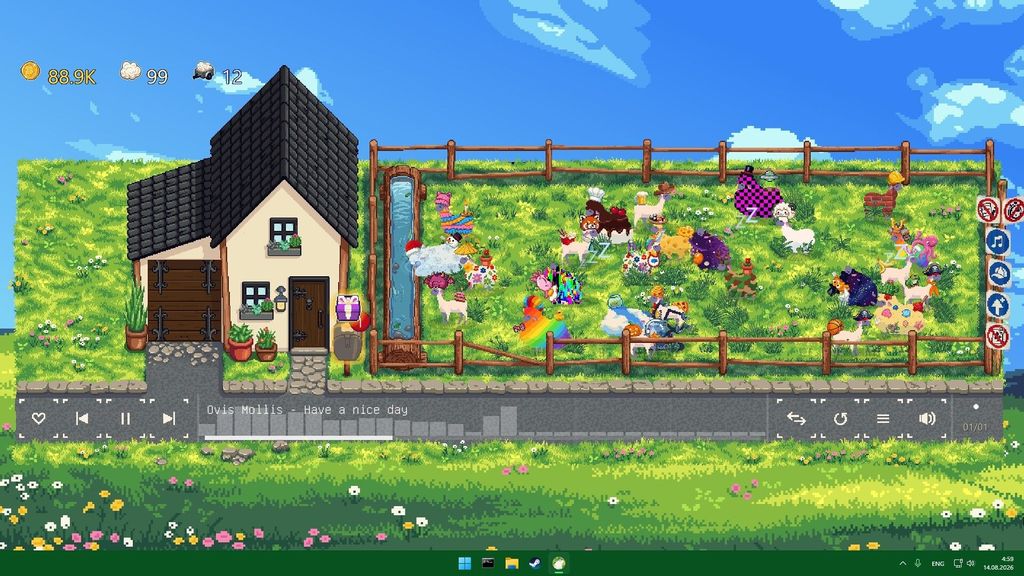 Your New Co-Worker Is a Sheep - Ovis Mollis Turns Your Desktop into a Tiny, Living Farm