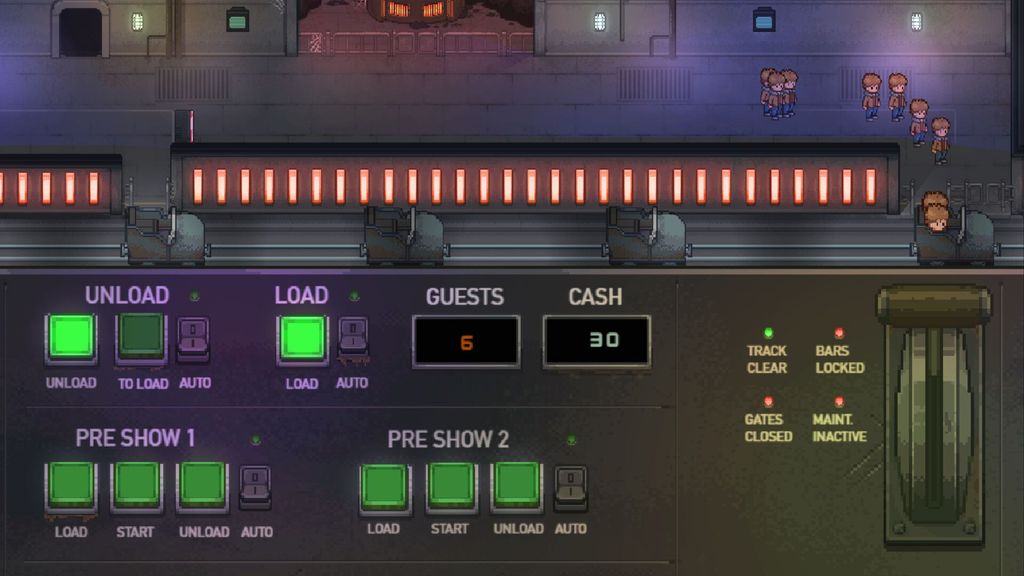 Scream Operator, a pixel-art haunted house management sim