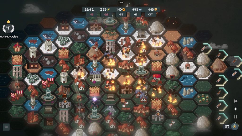 TownsFolk: Can You Build a Thriving Frontier or Will the Fog Consume Your People?