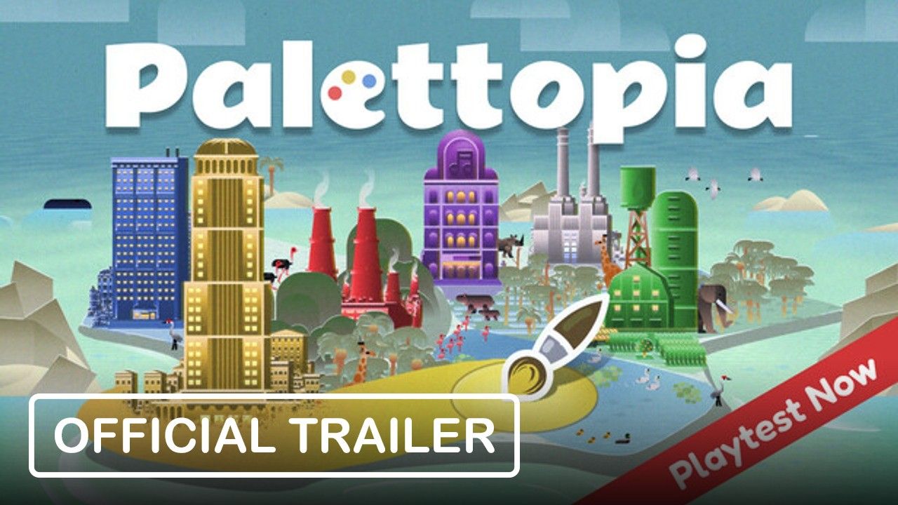 Paint Islands Into Cities: Palettopia Lets You Build a Calm Utopia with a Single Brushstroke