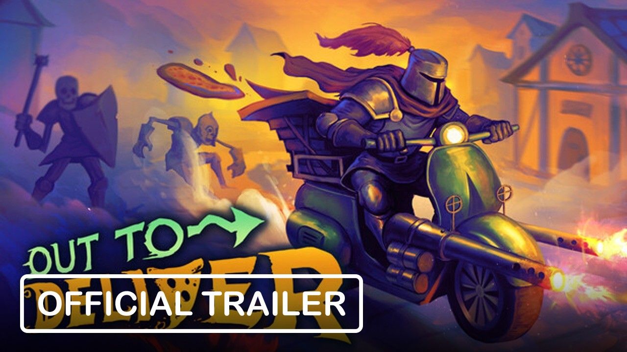 Pizza Knight Rides a Pizza-Powered Scooter Into Medieval Mayhem - Can You Deliver Before the Bats Do?