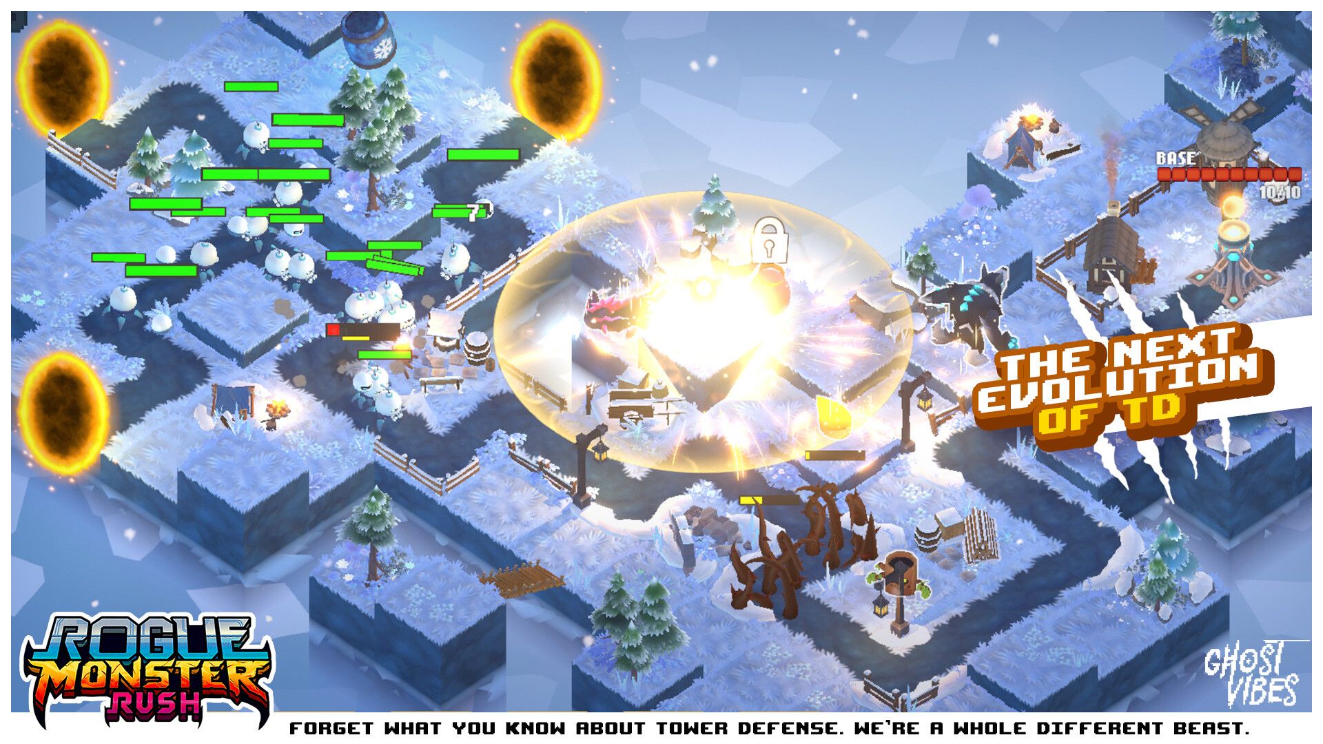 Robots vs. Cute Chaos - Rogue Monster Rush Lets You Hatch a Party of Tiny Defenders and Throw Spells Like a Mad Trainer