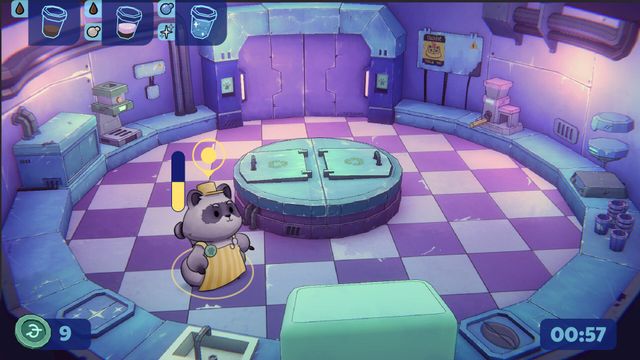 Coffee Raccoons : Gérez un café scrap-punk le jour, récupérez des grains aliens la nuit