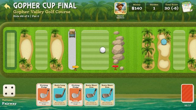 This Golf Roguelike Turns Your Clubs Into a Deck and the Back Nine Into a Puzzle