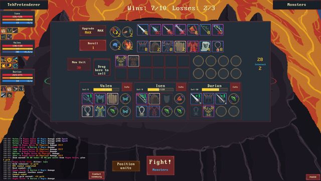 You Can Win Without Lifting a Sword, Right? Inside The Arena's Greatest, a Fantasy Autobattler That Makes Pre-Battle Choices Matter