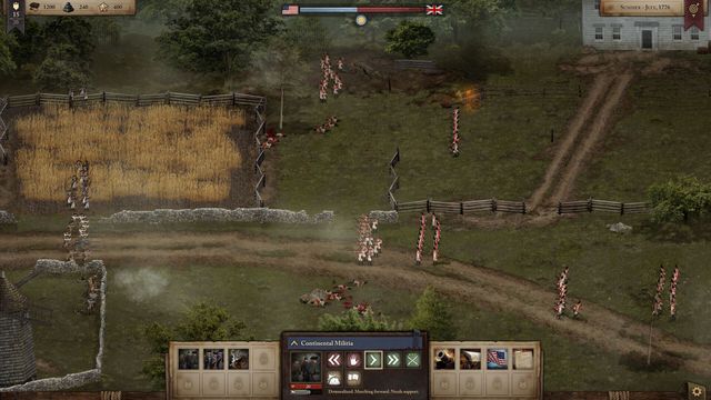 Ihanda ang mga Volleys at Panoorin ang Kasaysayan Lumiko: Warfare 1776 Ginawang Real-Time Tug of War ang Rebolusyon