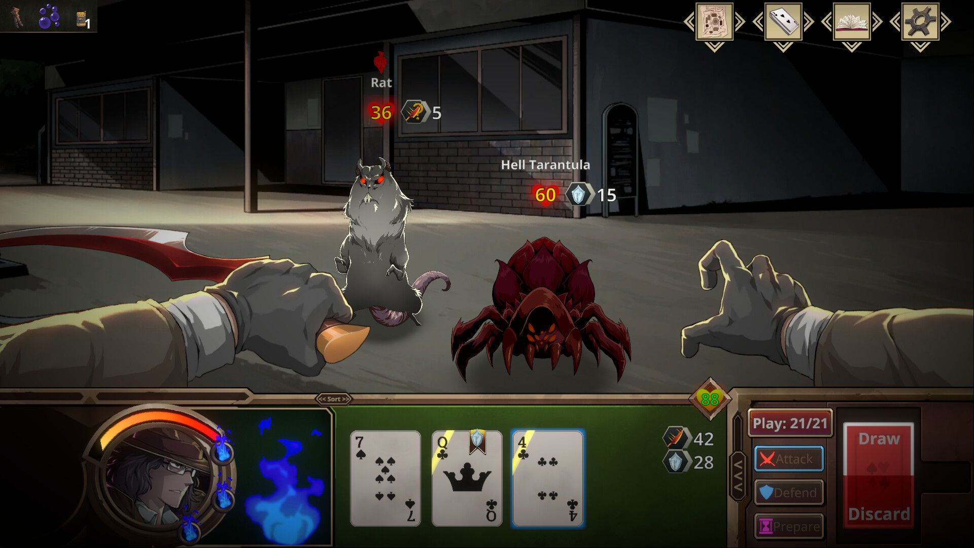 Give a Knife a Voice: Stabjack's Blackjack Roguelike Lets You Cheat, Stab, and Investigate a Comic-Noir Nightmare