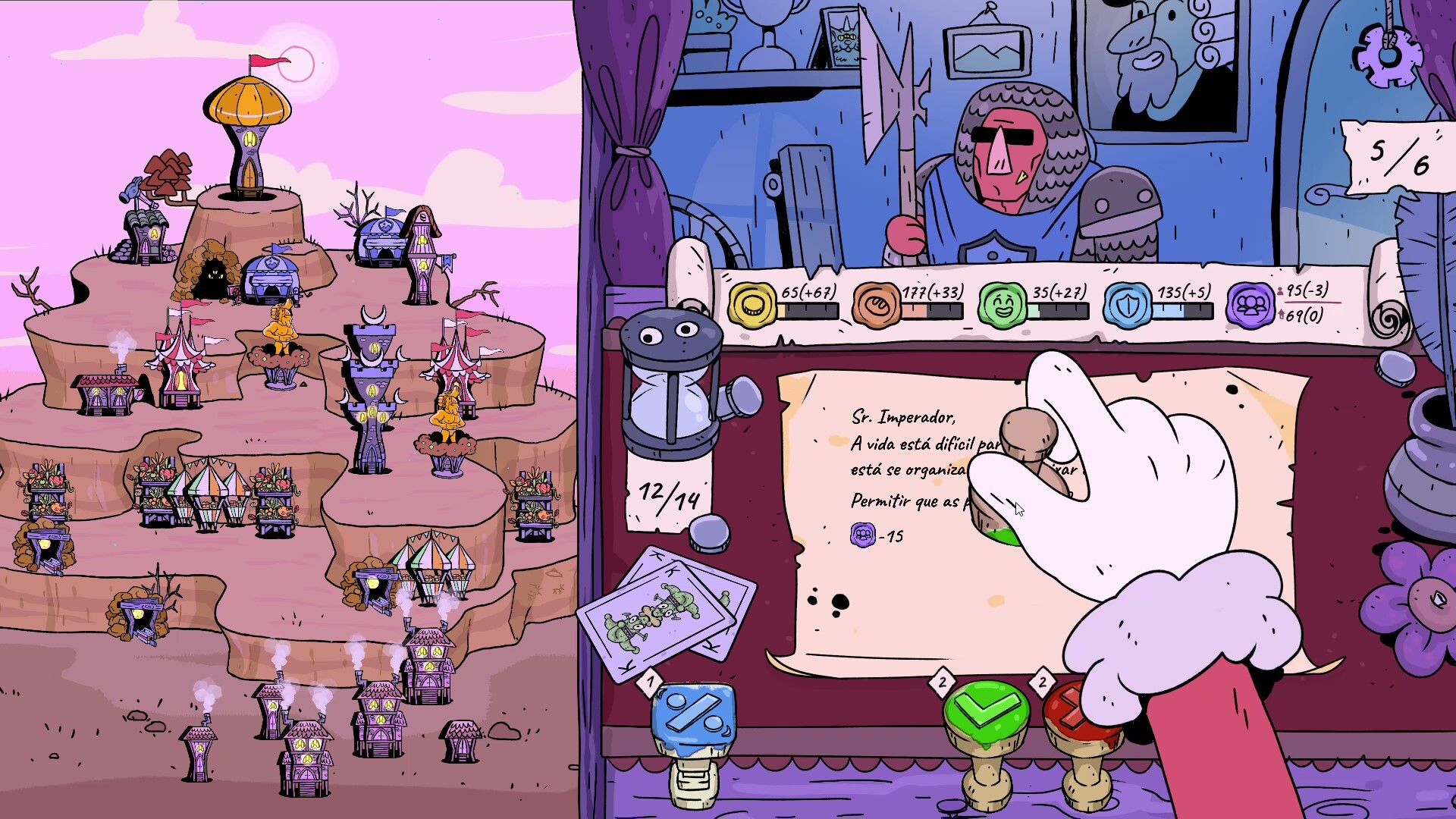 Stamp Your Way to Ruin - Stamperor! Lets You Turn Yes or No into an Empire-Wrecking Adventure