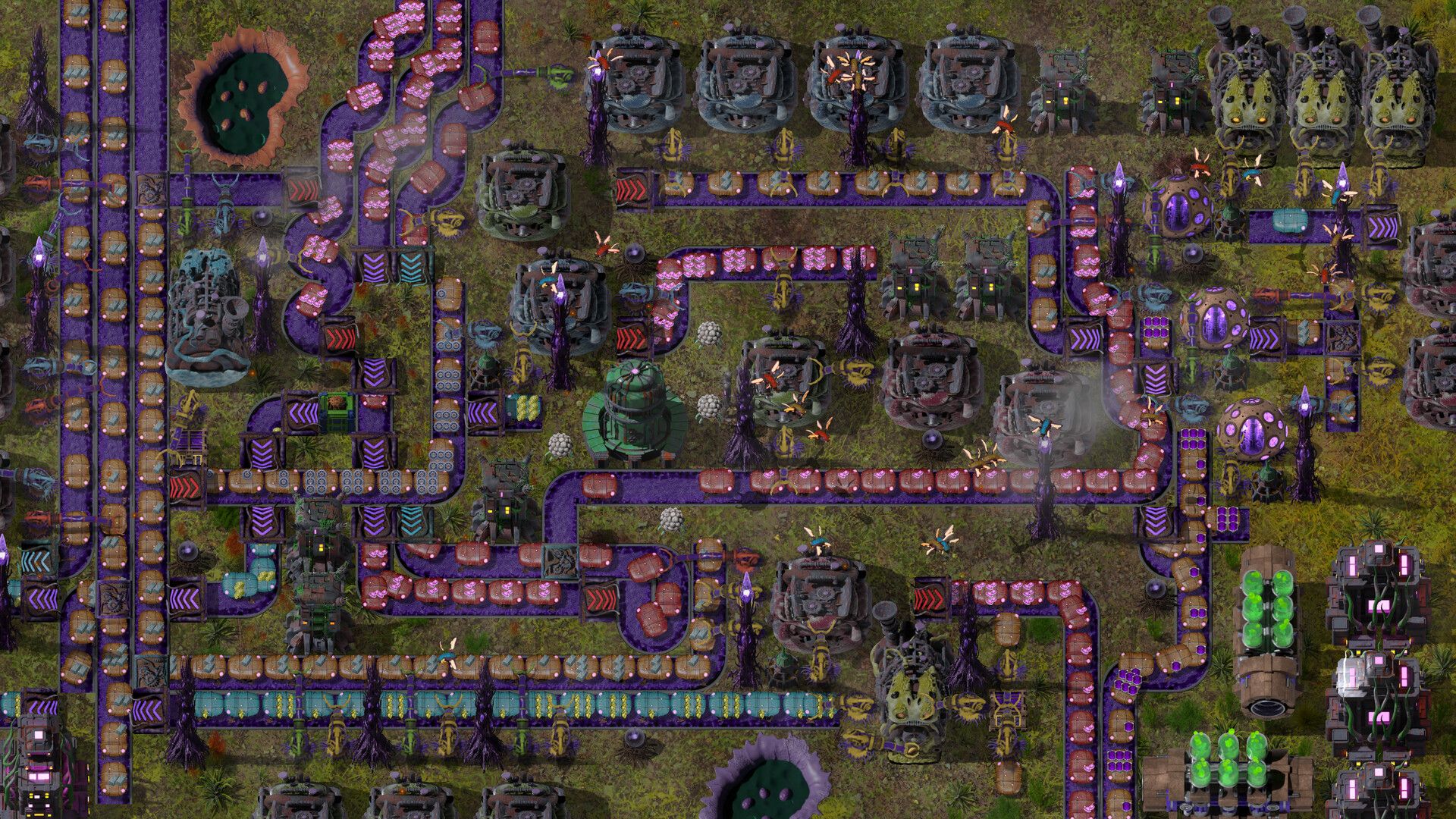 Ever wanted to play as the Aliens in Factorio? In Swarmdustry you can do that!