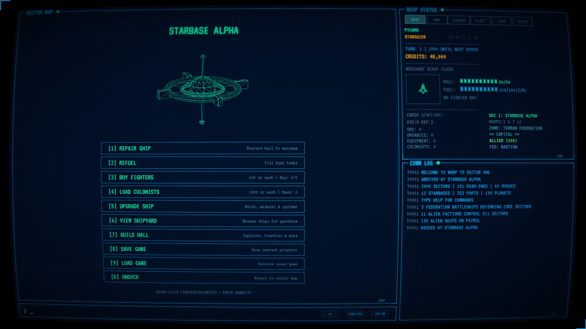 Warp to Sector One Steam Early access announcement